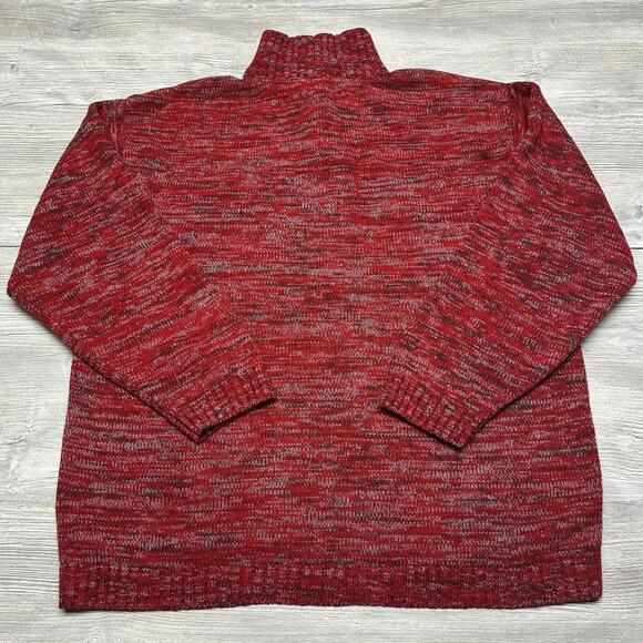 VTG Southpole Sweater Mens XL Red Gray Oversized Streetwear HipHop Ski Snowboard - Picture 7 of 8